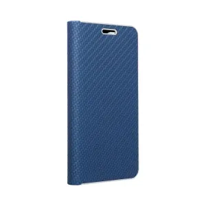Forcell LUNA Book Carbon  Xiaomi Redmi Note 11 Pro / 11 Pro 5G modrý
