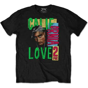 2Pac tričko California Love Čierna XXL