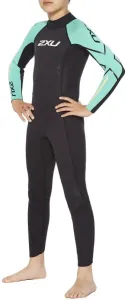 Juniorský plavecký neoprén 2xu propel:youth wetsuit black/oasis s