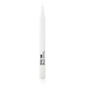 3INA The Color Pen Eyeliner očné linky vo fixe odtieň 100 - White 1 ml