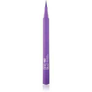 3INA The Color Pen Eyeliner očné linky vo fixe odtieň 482 - Purple 1 ml