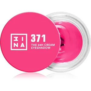 3INA The 24H Cream Eyeshadow krémové očné tiene odtieň 371 - Electric Pink 3 ml
