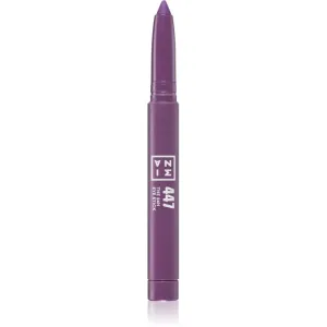 3INA The 24H Eye Stick dlhotrvajúce očné tiene v ceruzke odtieň 447 - Purple 1,4 g