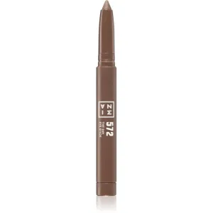 3INA The 24H Eye Stick dlhotrvajúce očné tiene v ceruzke odtieň 572 - Cool brown 1,4 g
