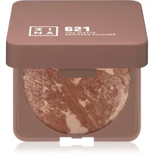 3INA The Bronzer Powder kompaktný bronzujúci púder odtieň 621 Glow Sand 7 g