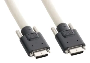 3M 1Sf26-L120-00C-200 Micro D Cable, 26P, Sdr-Sdr Plug, 2M