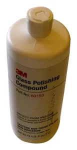 3M 60150 Glass Polishing Compound, Bottle, 1L