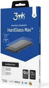Ochranné sklo 3MK HardGlass Max Samsung S22 Ultra S908 black, FullScreen Glass