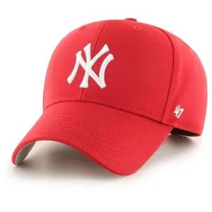 47 MLB NEW YORK YANKEES RAISED BASIC MVP Šiltovka, červená, veľkosť