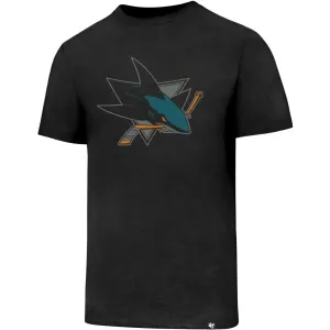 47 NHL SAN JOSE SHARKS CLUB TEE Pánske tričko, čierna, veľkosť M #7463003