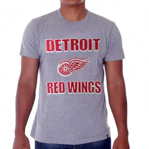 47 Brand Frozen Rope Tee Grey Detroit Red Wings - Size:M