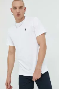 Bavlnené tričko 47brand MLB New York Yankees biela farba, s nášivkou, BB017TEMBRT564977WW
