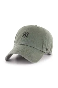 Bavlnená šiltovka 47brand MLB New York Yankees zelená farba, s nášivkou #8764405