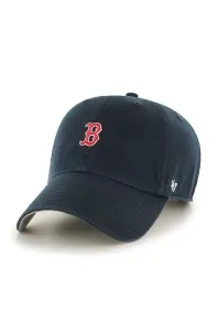 Čiapka 47brand MLB Boston Red Sox tmavomodrá farba, s nášivko, B-BSRNR02GWS-NY
