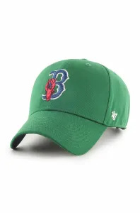 Čiapka 47brand Boston Red Sox zelená farba, s nášivkou
