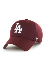 Čiapka 47 brand MLB Los Angeles Dodgers červená farba, s nášivkou