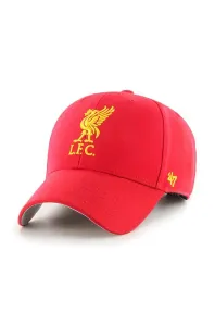 Čiapka 47brand EPL Liverpool červená farba, s nášivkou #298589