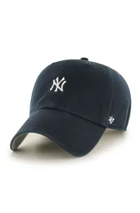 Čiapka 47brand MLB New York Yankees čierna farba, s nášivkou #225046