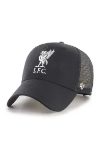 Čiapka 47 brand EPL Liverpool FC čierna farba, s nášivkou, EPL-BRANS04CTP-BKA