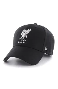 Čiapka 47brand EPL Liverpool čierna farba, s nášivkou #190472