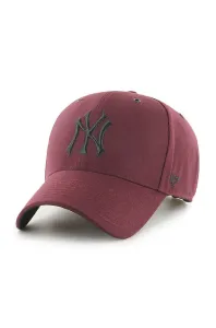 Čiapka 47brand MLB New York Yankees fialová farba, s nášivkou #185529