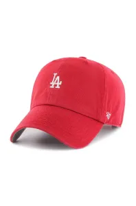 Čiapka 47brand Los Angeles Dodgers červená farba, s nášivkou