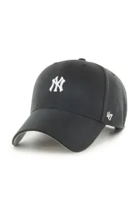 Čiapka 47brand Mlb New York Yankees čierna farba, s nášivkou #285923