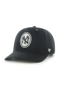 Čiapka 47brand New York Yankees čierna farba, s nášivkou #229796