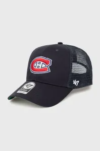 Čiapka 47brand Montreal Canadiens NHL Chicago Blackhawks tmavomodrá farba, s nášivkou, H-BRANS10CTP-NY