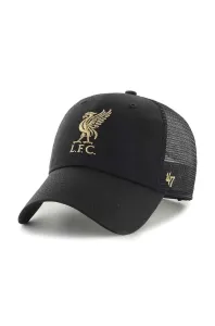 Šiltovka 47brand EPL Liverpool FC čierna farba, s nášivkou