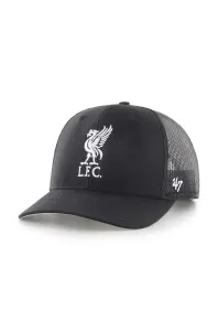 Šiltovka 47brand EPL Liverpool FC čierna farba, s nášivkou #8735114