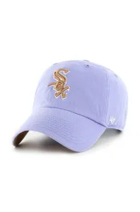 Šiltovka 47 brand MLB Chicago White Sox fialová farba, s nášivkou