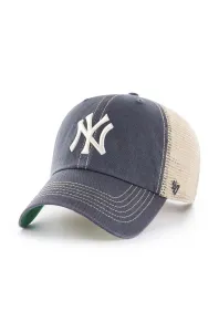 Šiltovka 47brand MLB New York Yankees tmavomodrá farba, vzorovaná