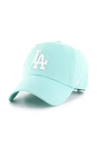 Bavlnená šiltovka 47brand MLB Los Angeles Dodgers tyrkysová farba, s nášivkou,  B-RGW12GWSNL-TFC