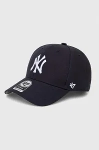 Čiapka 47brand MLB New York Yankees čierna farba, s nášivkou #4397786