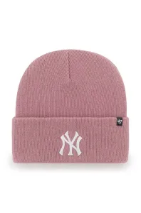 Čiapka 47brand MLB New York Yankees ružová farba