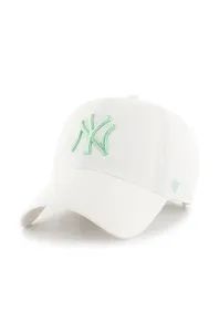 Čiapka 47brand New York Yankees biela farba, s nášivkou #229750