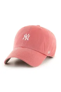 Čiapka 47brand New York Yankees ružová farba, s nášivkou #229749