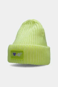 Detská čiapka 4F zelená farba biela, #2571353