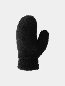 Unisex zimné rukavice palčiaky - čierne