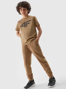 Boys' jogger sweatpants 4F - beige #9505818