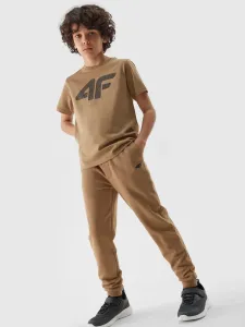 Boys' jogger sweatpants 4F - beige #9505815