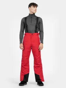 4F FNK PANT´S M Pánske lyžiarske nohavice, červená, veľkosť #3679734