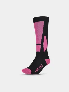 Dámske lyžiarske ponožky - ružové #9283781