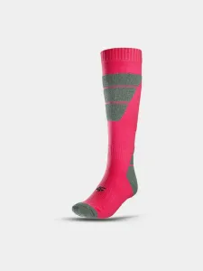 Dámske lyžiarske ponožky - ružové #8432533