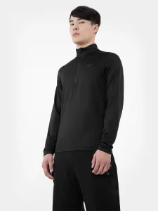 4F BRUSHED UNDERWEAR Pánske termo tričko, čierna, veľkosť L