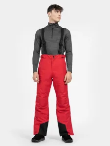 4F FNK PANT´S M Pánske lyžiarske nohavice, červená, veľkosť #447536