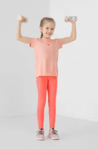 Detské bavlnené tričko 4F ružová farba, #9020909