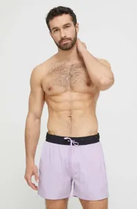 Plavkové šortky 4F fialová farba