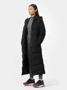 4F DOWN JACKET Dámsky páperový kabát, čierna, veľkosť #422596